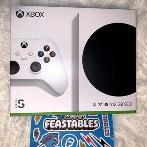 NIB/SEALED Microsoft Xbox Series S 512GB White Console RRS00095 From FEASTABLES